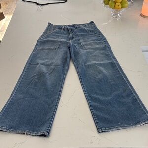 Just Black Wide Leg Denim Jeans